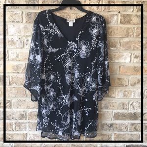 🆕 BLACK & WHITE LAYERED TUNIC By JMB SIGNATURE